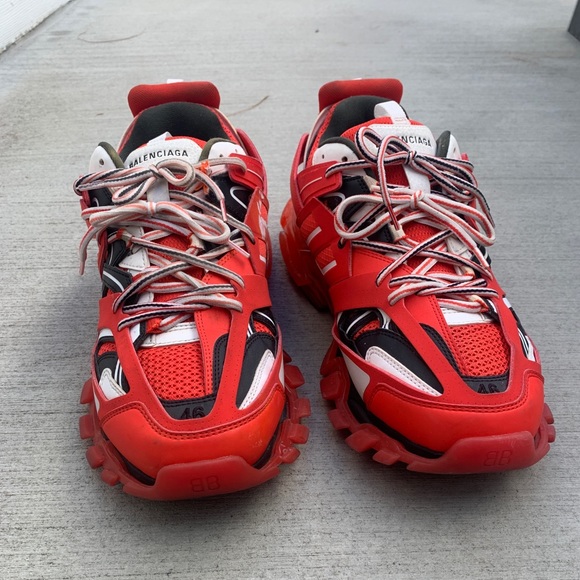 Men’s Red Balenciaga Shoes - Picture 5 of 6